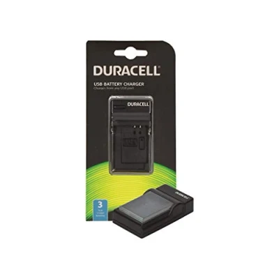 Abbildung von Duracell DRC5915, USB, Canon LP E17, Schwarz, Indoor Batterieladegerät, 5 V, V