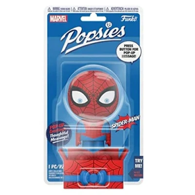 Abbildung von Funko Popsies: Marvel Spider Man Comics Vinyl Sammelfigur Geschenkidee Offizielle Handelswaren Spielzeug Für Kinder und Erwachsene Comic Books Fans Strumpffüller