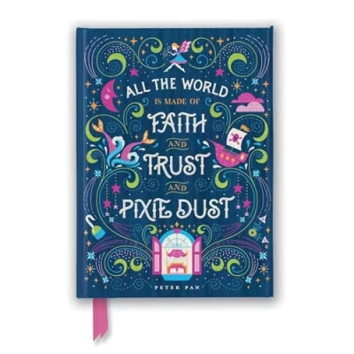 Abbildung von Jenny Zemanek Peter Pan Notebook (Flame Tree Notebooks): Unser hochwertiges, liniertes Blankbook mit festem, künstlerisch geprägtem Einband und ... Notizbuch DIN A 5 Magnetverschluss)