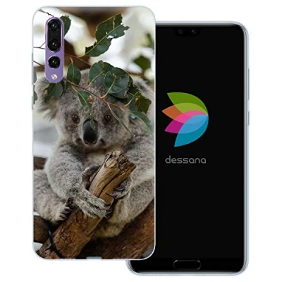 Abbildung von dessana Koala transparente Schutzhülle Handy Case Cover Tasche für Huawei P20 Pro Beuteltier
