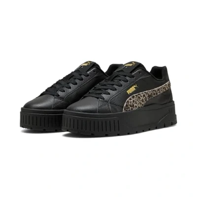 Abbildung von Puma Karmen II Animal Flair Sneakers Damen Schuhe Black/Dusky Gray Größe: 37