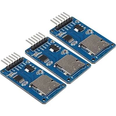 Abbildung von HALJIA 3 PCS SPI Reader Micro SD Speicherkarte TF Shield Modul Lesen und Schreiben in Daten Kompatibel mit Arduino Raspberry Pi