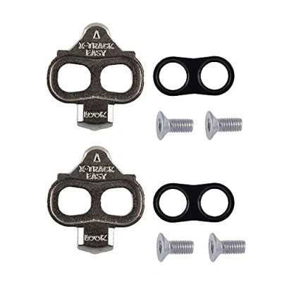 Abbildung von LOOK Cycle X Track Easy Cleats Multidirektionaler Ausstieg Ultrakompakt Leichtgewicht Winkelfreiheit 6 Schuhplatten für MTB, kompatibel mit Allen SPD Standardpedalen