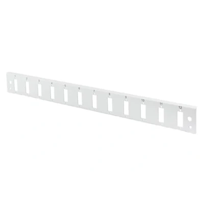 Abbildung von DIGITUS LWL Spleißbox Frontblende Glasfaser Patch Panel 12x SC DX 1HE 19 Zoll Schnellverschluss