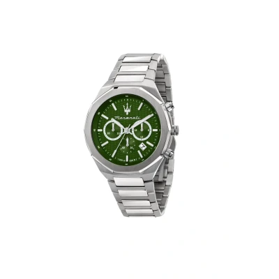 Abbildung von Maserati Stile CHR DIAL Chronograph, Herren, Größe: One Size, Silber