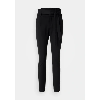 Abbildung von Vero Moda HR Paperbag GA NOOS Stoffhose, Damen, Größe: XLx32, Black