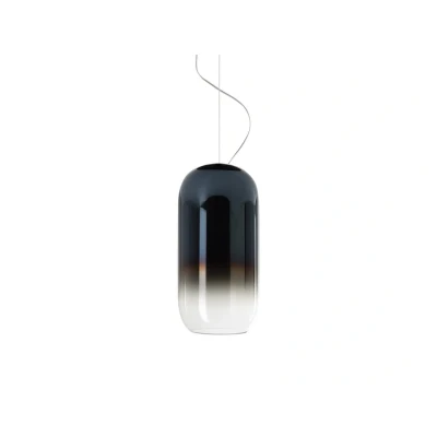 Abbildung von Artemide Gople Hängeleuchte blau/silber