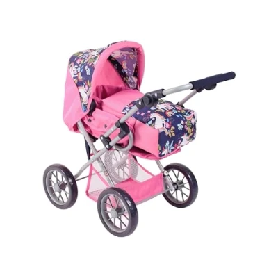 Abbildung von CHIC2000 Kombi Puppenwagen Leni, Einhorn, mit herausnehmbarer Tragetasche