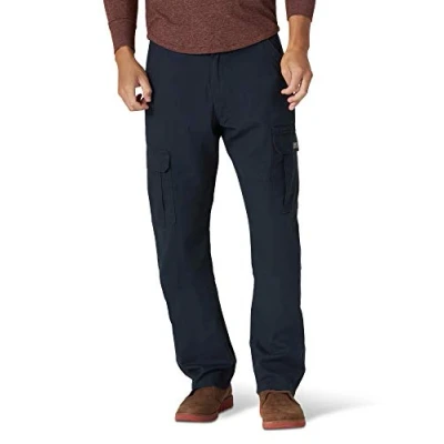 Abbildung von Wrangler Authentics Herren Stretch Cargo Lässige Hose, Navy, 36W / 29L