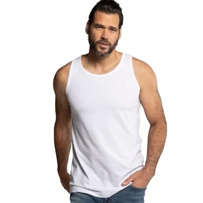 Abbildung von JP1880 Top, Herren, Größe: 4XL, Weiß