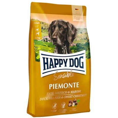 Abbildung von Happy Dog Sensible Piemonte M 1 kg Trockenfutter, Geschmacksrichtung Ente &amp; Seefisch