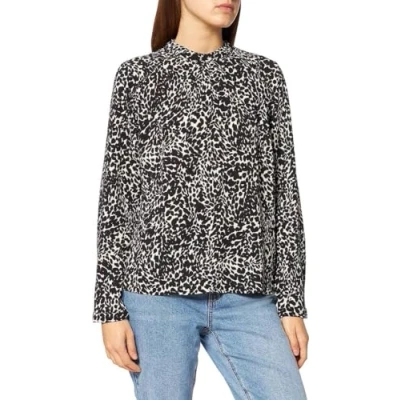 Abbildung von ONLY NEW Mallory L/S Bluse, Damen, Größe: 36, Whitecap gray