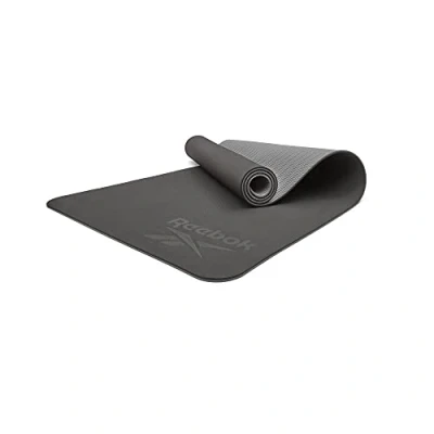 Abbildung von Yogamatte. 6mm. doppelseitig. Schwarz/Grau