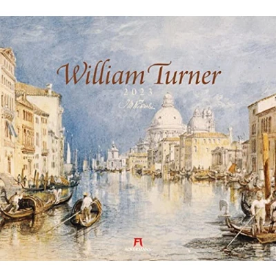 Abbildung von William Turner Kalender 2023, Wandkalender im Querformat (54x48 cm) Kunstkalender (Romantik / Impressionismus)