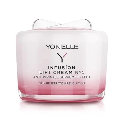 Abbildung von YONELLE Infusion Gesichtscreme mit Retinol Anti Falten Crème Creme Gesicht Tages und Nachtcreme Gesichtspflege Aging Damen 55 ml