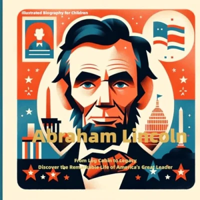 Abbildung von Illustrated Biography for Children: Abraham Lincoln: From Log Cabin to Legacy: Discover the Remarkable Life of America&#039;s Great Leader (Illustrated Biographies Children)