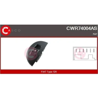 Abbildung von CASCO CWR74004AS Schalter, Fensterheber beifahrerseitig