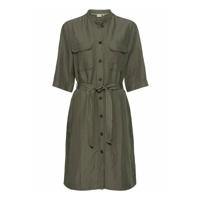 Abbildung von camel active Blusenkleid, Damen, Größe: Large, Olive