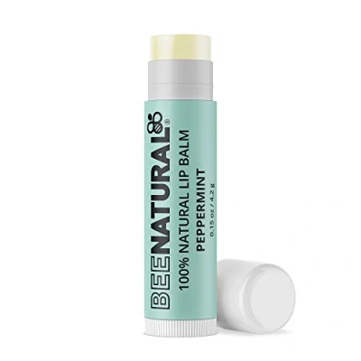 Abbildung von Bee Natural 100% natürlicher feuchtigkeitsspendender Lippenbalsam, Pfefferminzgeschmack, 4,2 g