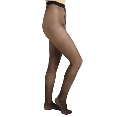 Abbildung von Falke Seidenglatt 15 Denier Transparent Silky Strumpfhose, Damen, Größe: Small, Black
