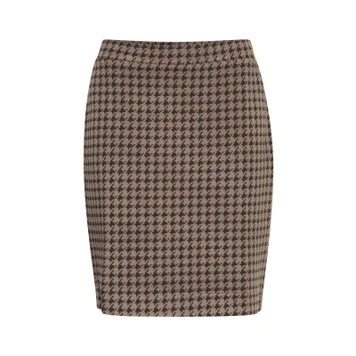 Abbildung von Fransa Noreen Bleistiftrock, Damen, Größe: Medium, Walnut mix
