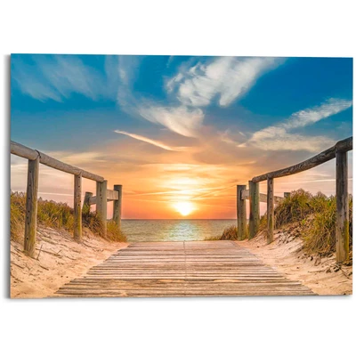 Abbildung von Reinders Deco Panel &quot;Sonnenuntergang am Strand&quot;