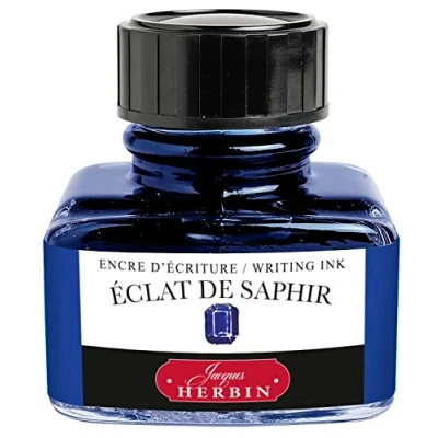Abbildung von 4 x Herbin Füllertinte 30ml Zaphirblau