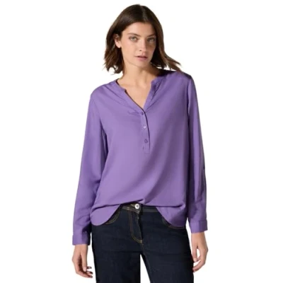 Abbildung von Cecil UNI Bluse, Damen, Größe: Medium, Lila