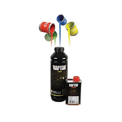 Abbildung von UPOL RAPTOR Pick Up Transportflächen Fahrzeug Beschichtung 948ml + 100ml Acryl Lack zum einfärben (RAL 7037 Staubgrau)