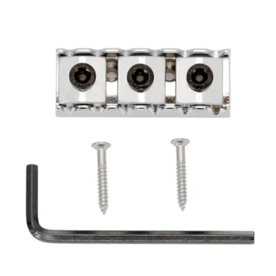 Abbildung von Pxyelec Chrom 42mm E Gitarre Verriegelungsmutter für Floyd Rose Tremolo Brücke