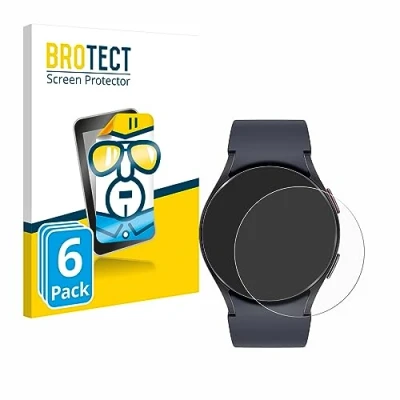 Abbildung von BROTECT (6 Stück Schutzfolie für Samsung Galaxy Watch 6 (40 mm) Displayschutz Folie Ultra Klar