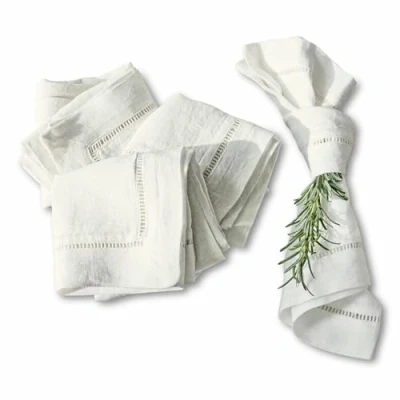 Abbildung von Mirabeau Stoffserviette Serviette 4er Set Covent Garden weiß
