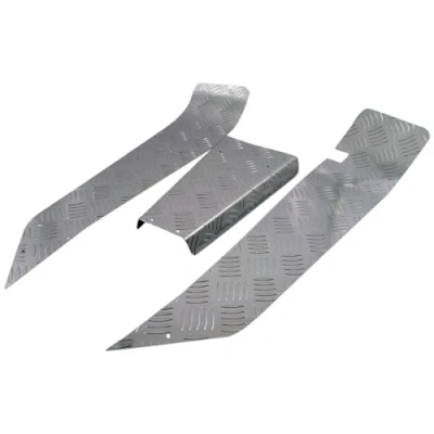 Abbildung von Riffelblechsatz SIP 3 teilig, bei PK XL2 Modellen Plastik Fussmatte entfernen! kompatibel für VESPA 50 XL N Plurimatic/Automatica V5P1 2 2T AC 89 90