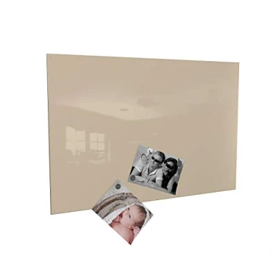 Abbildung von Magnettafel Magnetwand (verschiedene Größen und Farben) inklusive 10 Magnete Made in Germany (40 x 60 cm, vanille/beige)
