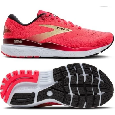 Abbildung von Brooks Ghost 16 Laufschuh Neutral, Damen, Größe: 42, Diva pink sundried tomato cream Schuhe