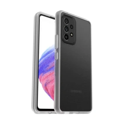Abbildung von OtterBox Sleek Hülle für Samsung Galaxy A53 5G, stoßfest, sturzsicher, ultraschlank, schützende Hülle, Getestet nach Militärstandard, Transparent, Keine Einzelhandelsverpackung