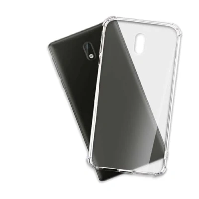 Abbildung von mtb more energy® Hülle Crystal Armor kompatibel mit Nokia 3 (5.0&#039;&#039;) verstärkte Ecken Anti Shock Schutzhülle Case Cover Tasche
