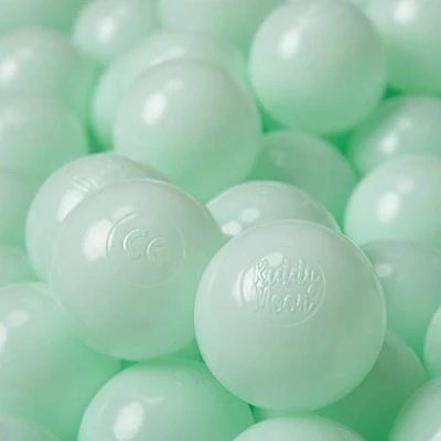 Abbildung von KiddyMoon 100 ∅ 6Cm Kinder Bälle Für Bällebad Spielbälle Baby Plastikbälle Made In EU, Mint