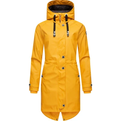 Abbildung von Navahoo Rainy Flower Parka, Damen, Größe: XL, Amber yellow