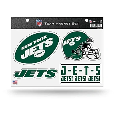 Abbildung von Rico Industries NFL Football New York Jets Alternate Team Magnetbogen