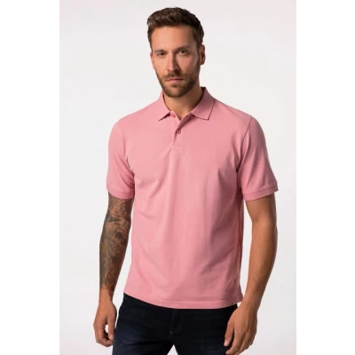 Abbildung von JP1880 Knopfleiste Kragen Poloshirt, Herren, Größe: 7XL, Dark rose