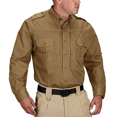 Abbildung von Propper Herren Popeline Tactical Shirt Taktisches Hemd Langarm, Anthrazit, L EU