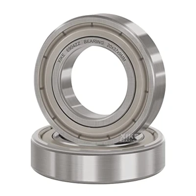 Abbildung von XiKe 2 Stück 6904ZZ Kugellager 20x37x9mm Vorgeschmiert und Metall Doppeldichtung, 6904 2Z Rillenkugellager aus Chromstahl.