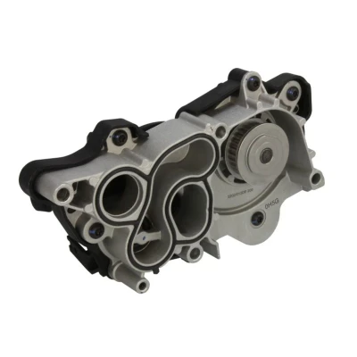 Abbildung von Saleri SIL PA1545BH1 Wasserpumpe 28 Thermostat in verbaut, ohne Anschlussrohr, mit Deckel mechanisch Kunststoffgehäuse