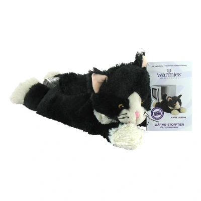 Abbildung von Warmies® Wärmekissen Katze liegend, für die Mikrowelle und den Backofen