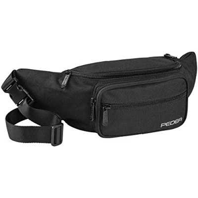 Abbildung von PEDEA Bauchtasche TREND (Größe L, schwarz), RFID/NFC Schutz integriert, wasserabweisend