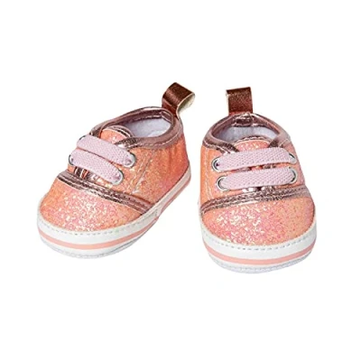 Abbildung von Puppen Glitzer Sneakers, rosa, Gr. 30 34 cm