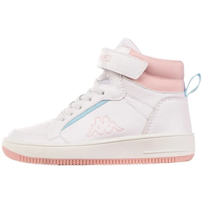 Abbildung von Kappa Trainingsschuh für Kinder, Größe: 28, White/rosé Schuhe