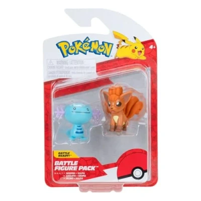 Abbildung von Pokémon Battle Figure Wooper And Vulpix