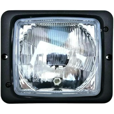 Abbildung von MelTruck® 2x H4 Scheinwerfer Traktorlampe mit Fernlicht Positionslicht Abblendlicht für Zetor IHC Fendt